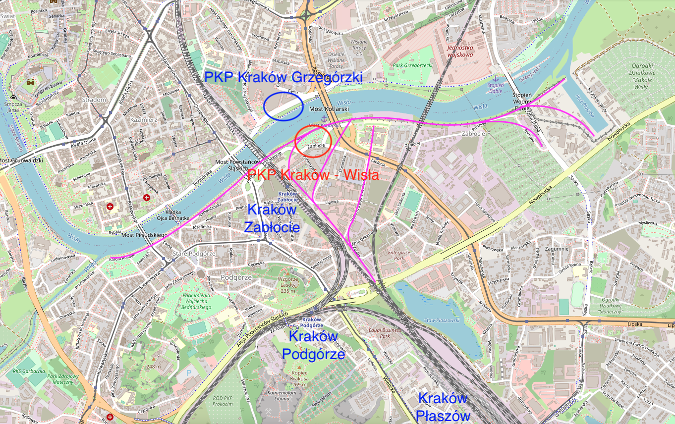 Track system of the Kraków Wisła station. The work by Karol Placha Hetman