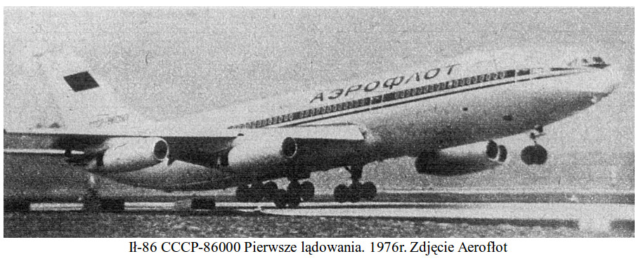 Ił-86 nb 347 CCCP-86000. 1976 rok. Zdjęcie Aerofłot