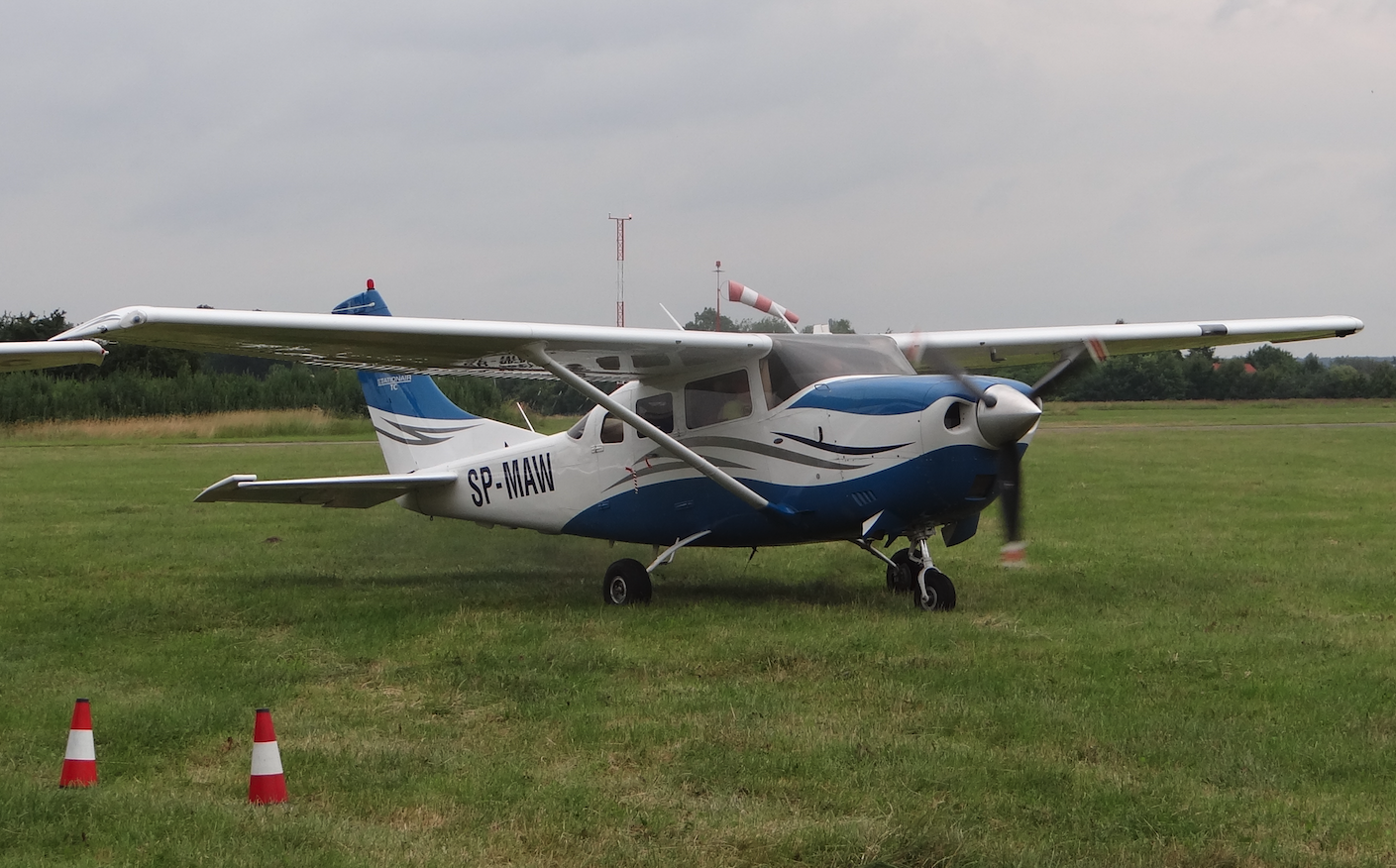 Cessna T206H Turbo Stationair rejestracja SP-MAW. 2021 rok. Zdjęcie Karol Placha Hetman