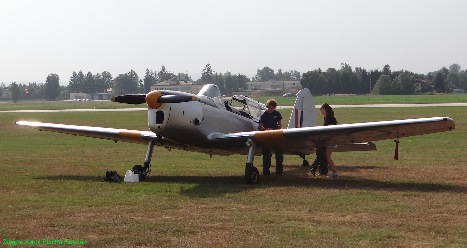 De Havilland Canada DHC-1 Chipmunk. 2019 rok. Zdjęcie Karol Placha Hetman