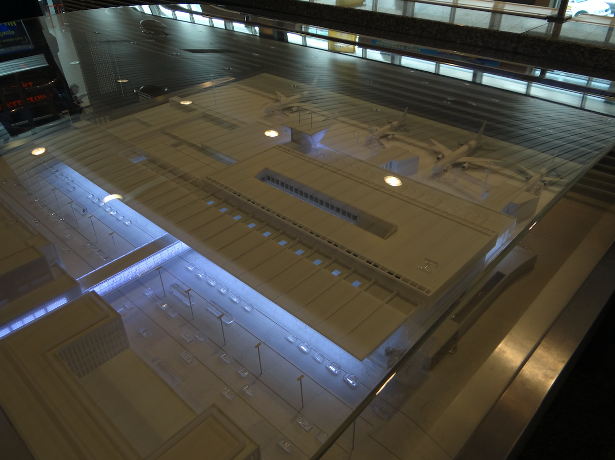 Model of the expanded terminal no. 1. 2012 year. Photo by Karol Placha Hetman