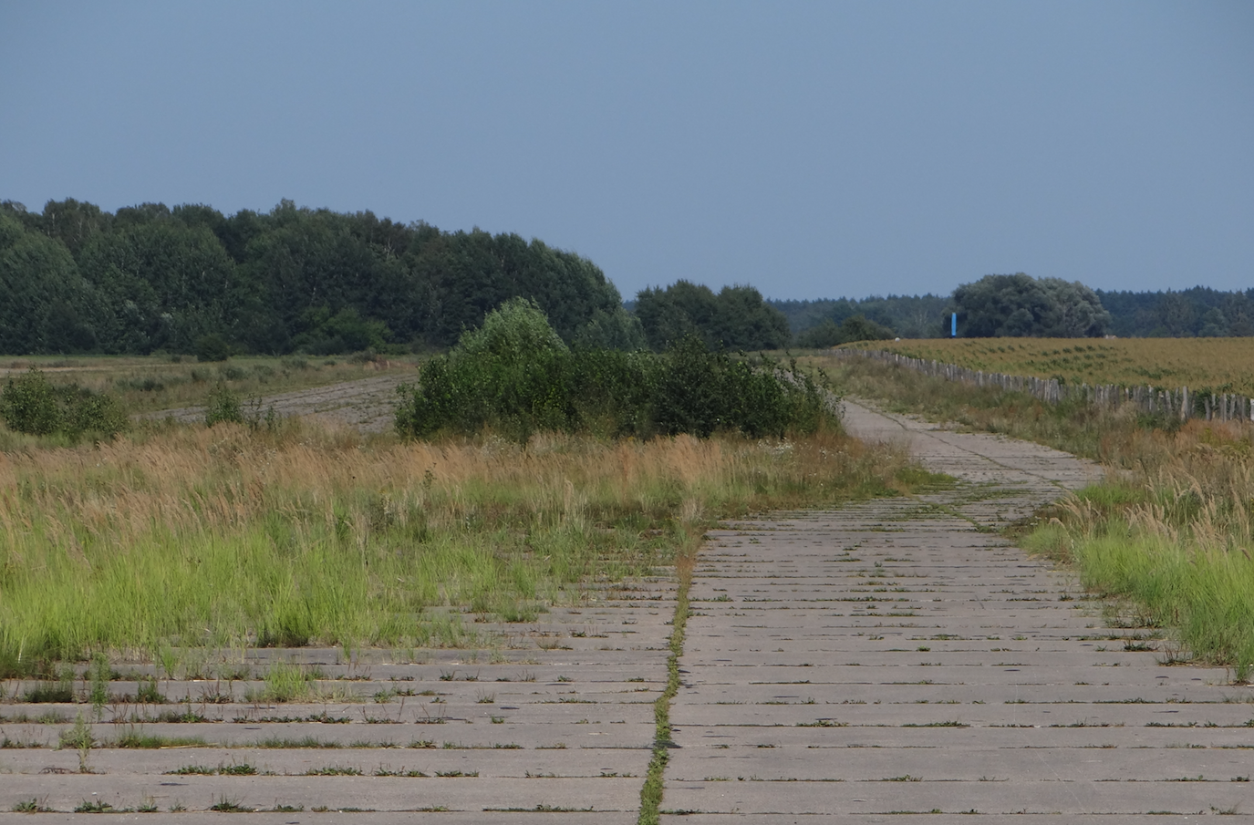 Lotnisko Orneta. RWY. Widok w kierunku wschodnim. 2018 rok. Zdjęcie Karol Placha Hetman