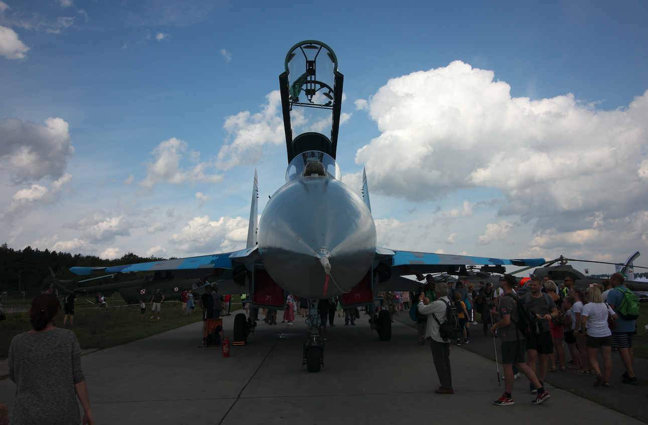 Suchoj Su-27. Babie Doły 2019 rok. Zdjęcie Waldemar Kiebzak