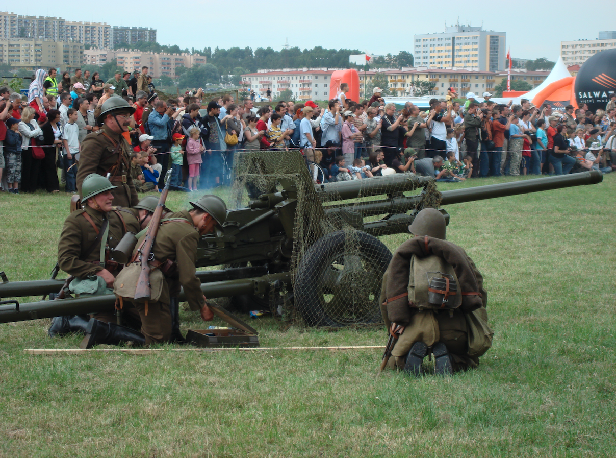 Inscenizacja bitwy o Normandię. 2007 rok. Zdjęcie Karol Placha Hetman