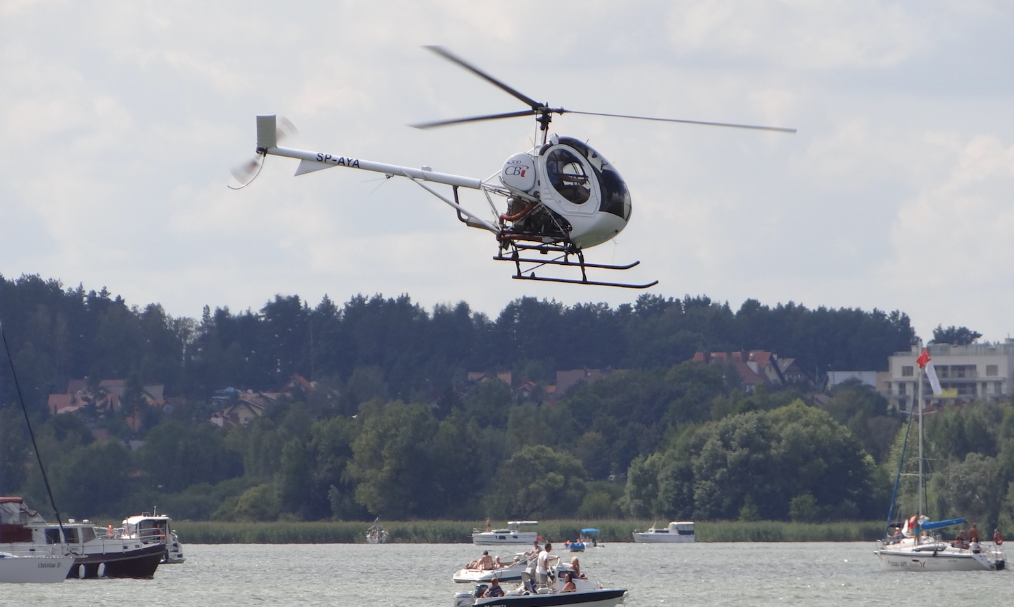 Schweizer 300 CBi rejestracja SP-AYA. Mazury Air Show 2018. Zdjęcie Karol Placha Hetman