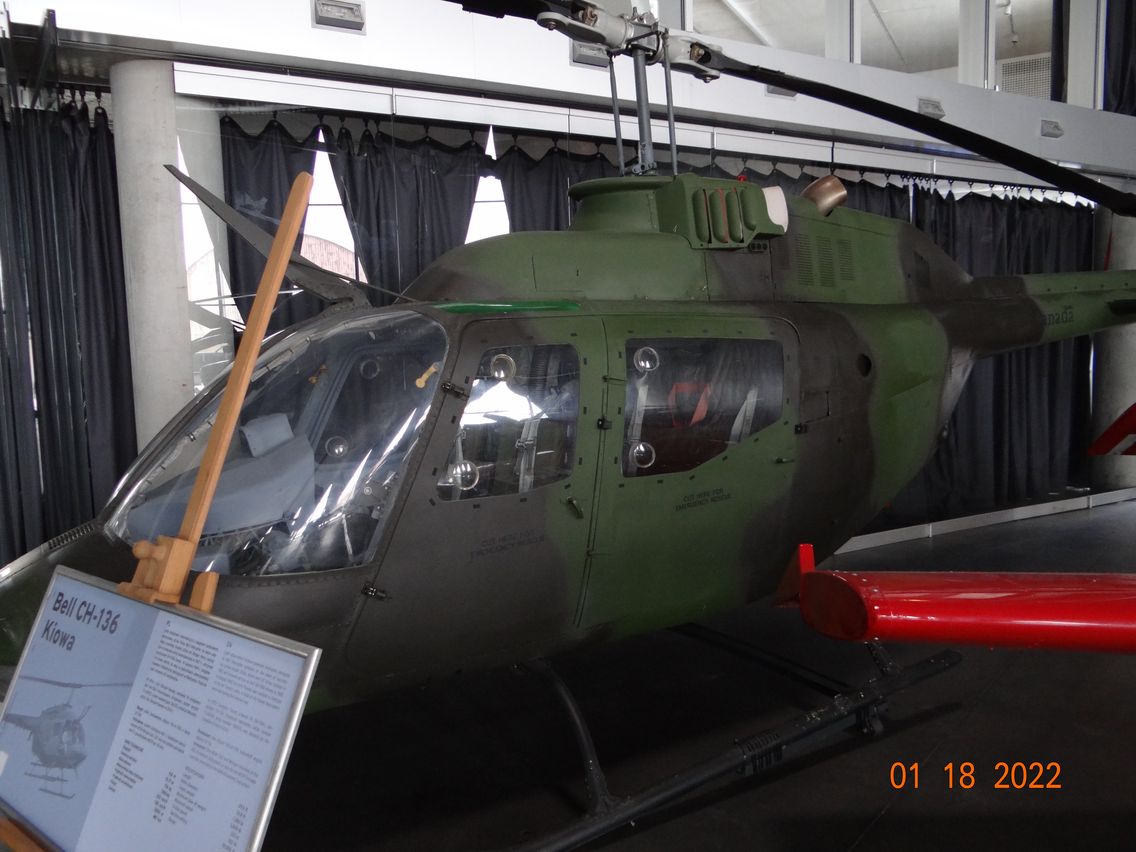 Bell CH-136 Kiowa. 2022 rok. Zdjęcie Karol Placha Hetman
