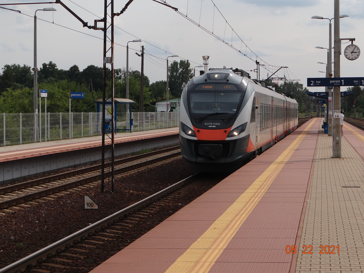 NEWAG Impuls ED78-030 of Koleje Świętokrzyskie. 2021 year. Photo by Karol Placha Hetman