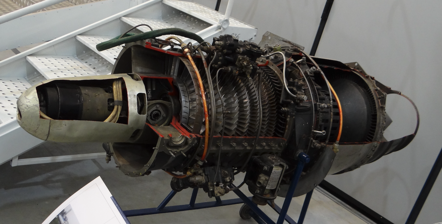 Polish WSK Rzeszów HO-10 turbojet engine. 2017 year. Photo by Karol Placha Hetman