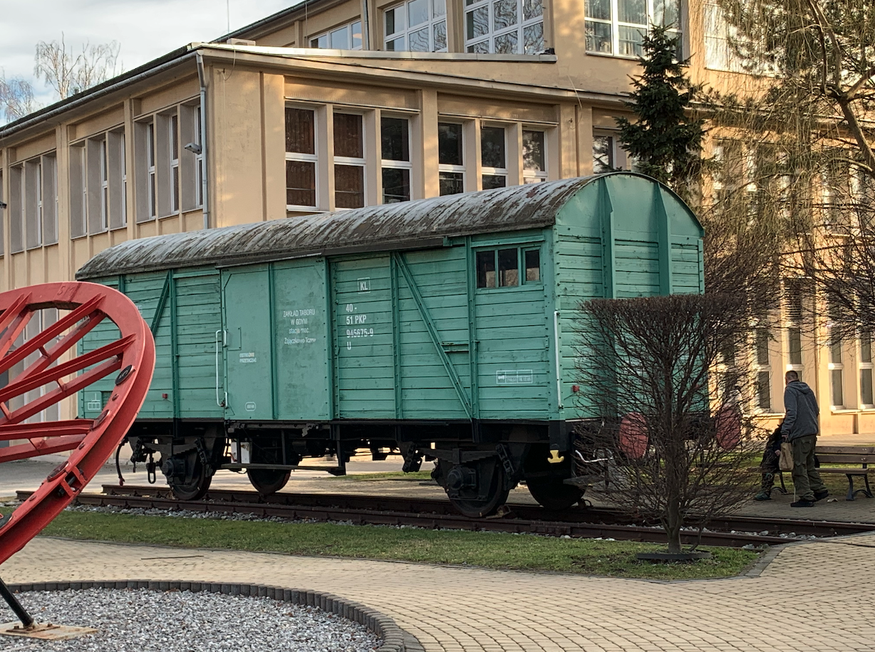 Wagon towarowy kryty z 50-lat XX wieku. 2022 rok. Zdjęcie Karol Placha Hetman