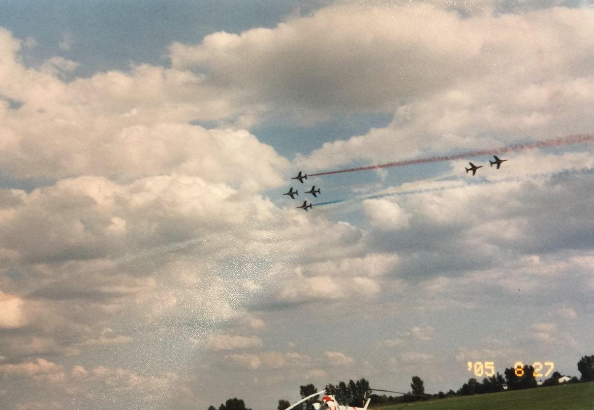 The Patrouille de France team. Radom 2005. Photo by Karol Placha Hetman