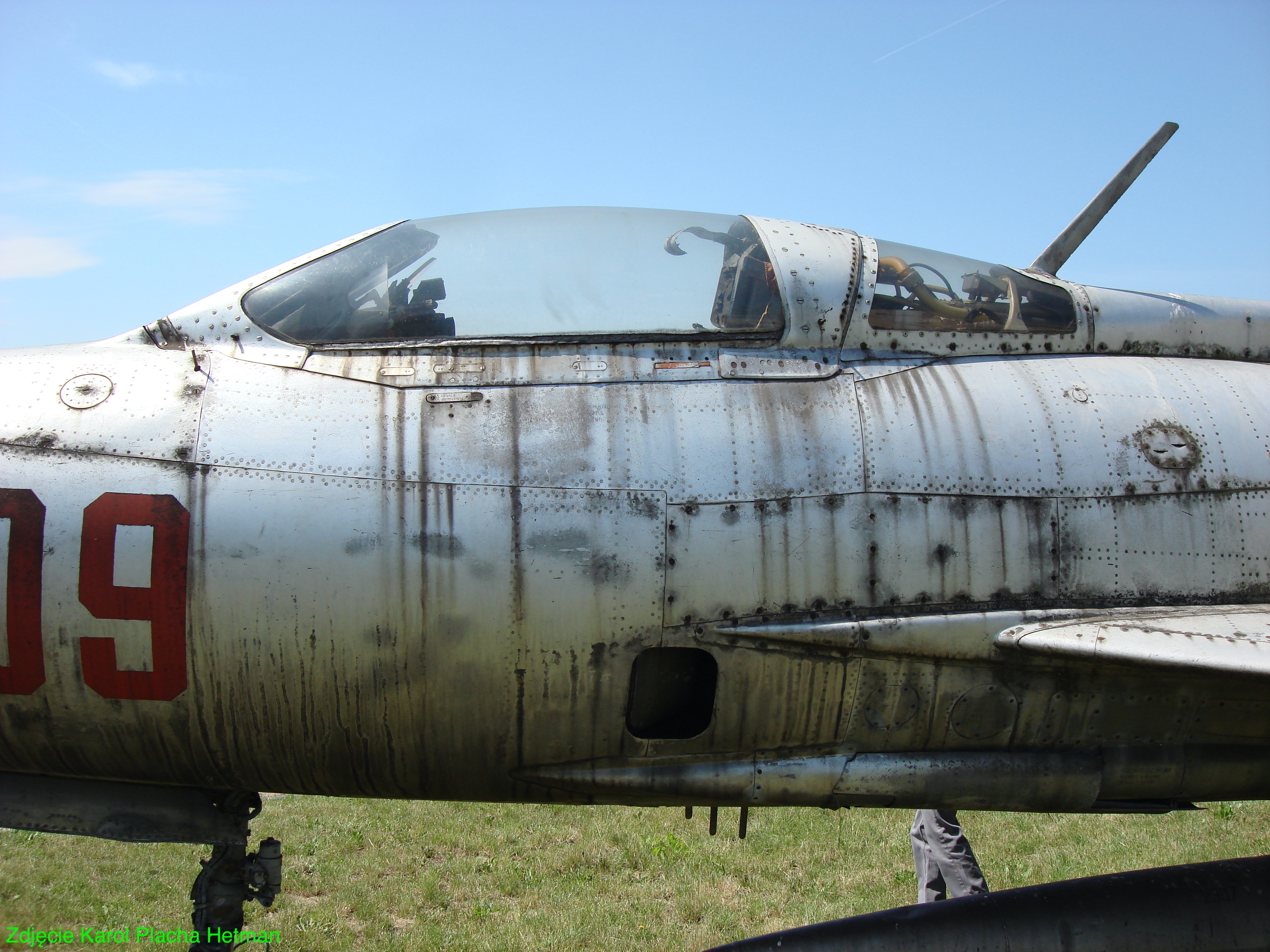 MiG-21 F-13. 2007 year. Photo by Karol Placha Hetman