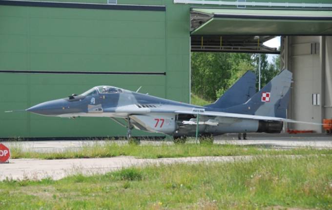 MiG-29 nb 77. Litwa 2012r.