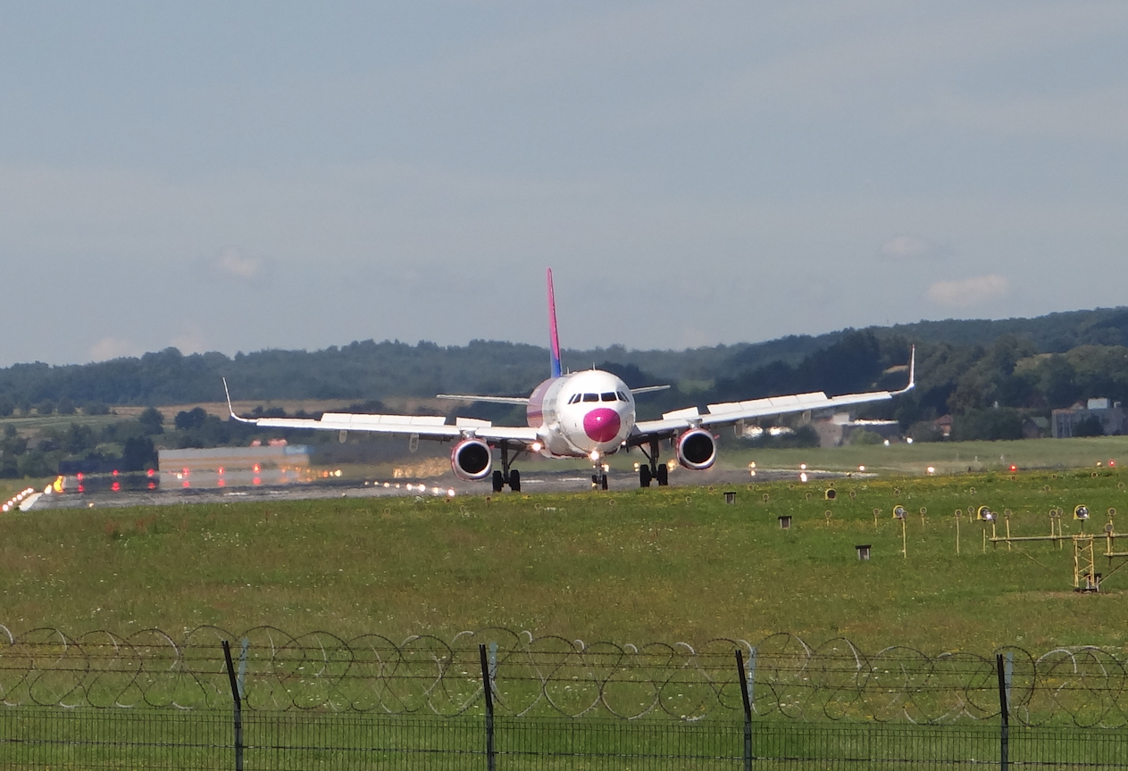 Airbus A-321 during the rollout. 2020 year. Photo by Karol Placha Hetman