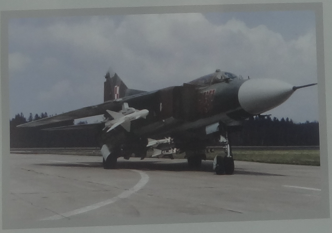 MiG-23 MF nb 457 with the R-23R missile. 2018 year. Photo of MLP