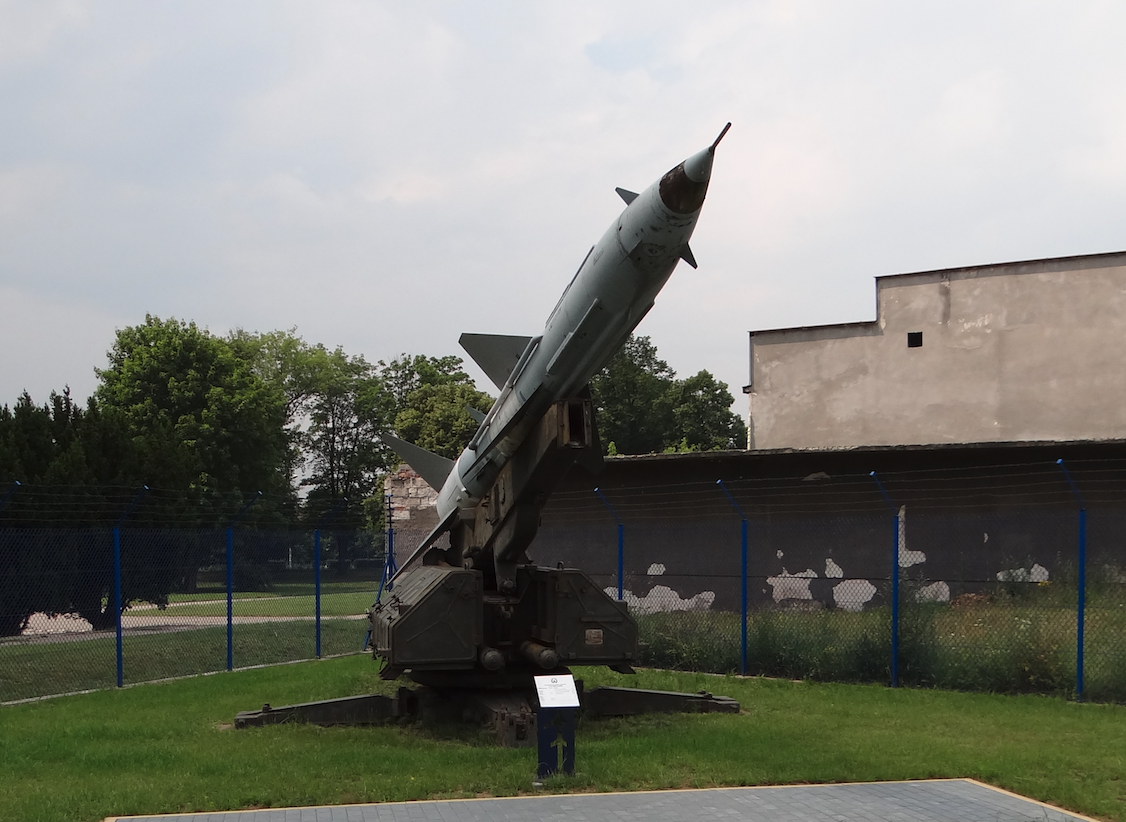 W-750 missile on the S-75 launcher. 2012 year. Photo by Karol Placha Hetman