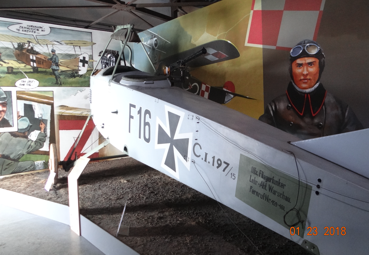 Albatros C.I w Muzeum Lotnictwa Polskiego - Czyżyny 2018 rok. Zdjęcie Karol Placha Hetman