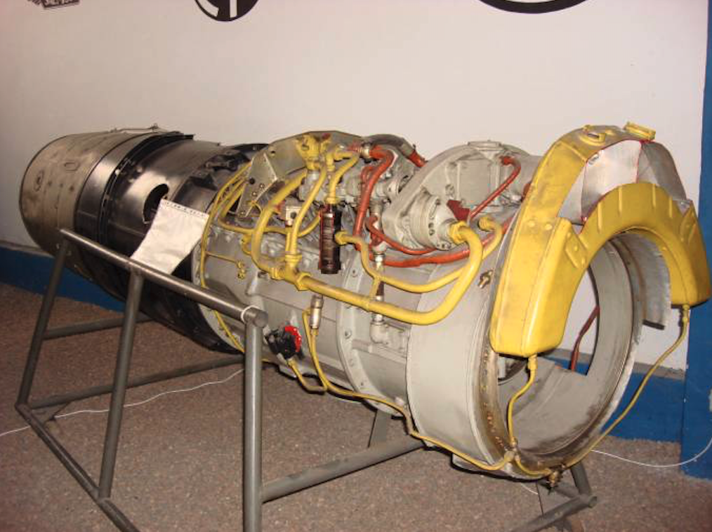 RD-10 A engine from the Jak-17 W. 2008. Photo by Karol Placha Hetman