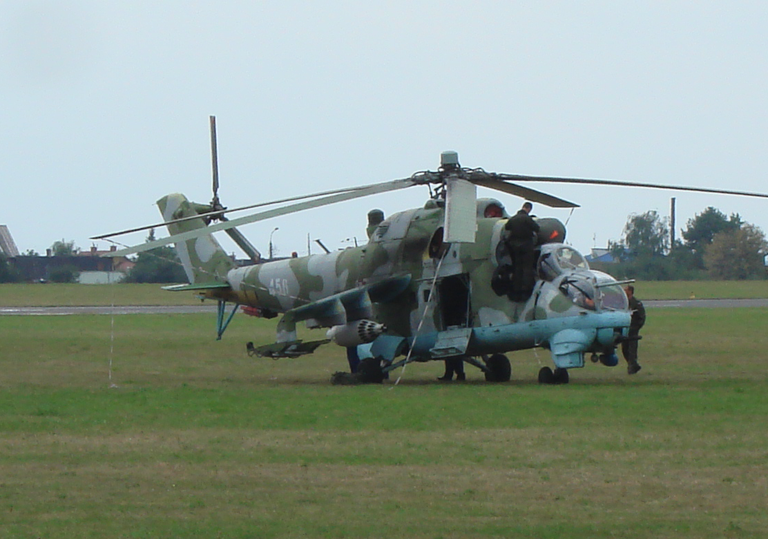 Mil Mi-24 Nb 456. 2007 rok. Zdjęcie Karol Placha Hetman