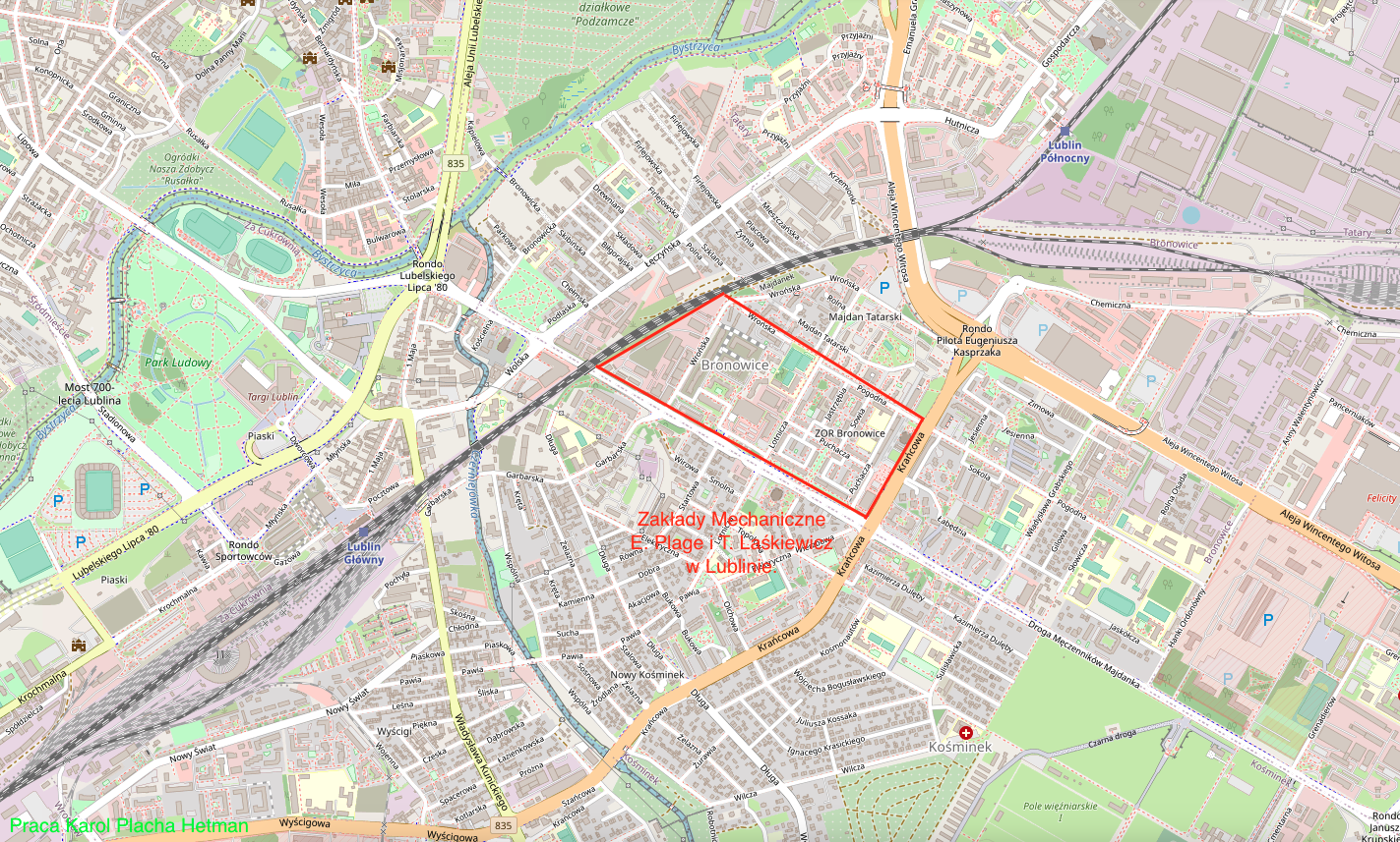 Zakłady Mechaniczne E. Plage i T. Laśkiewicz w Lublinie. 2016 rok. Praca Karol Placha Hetman