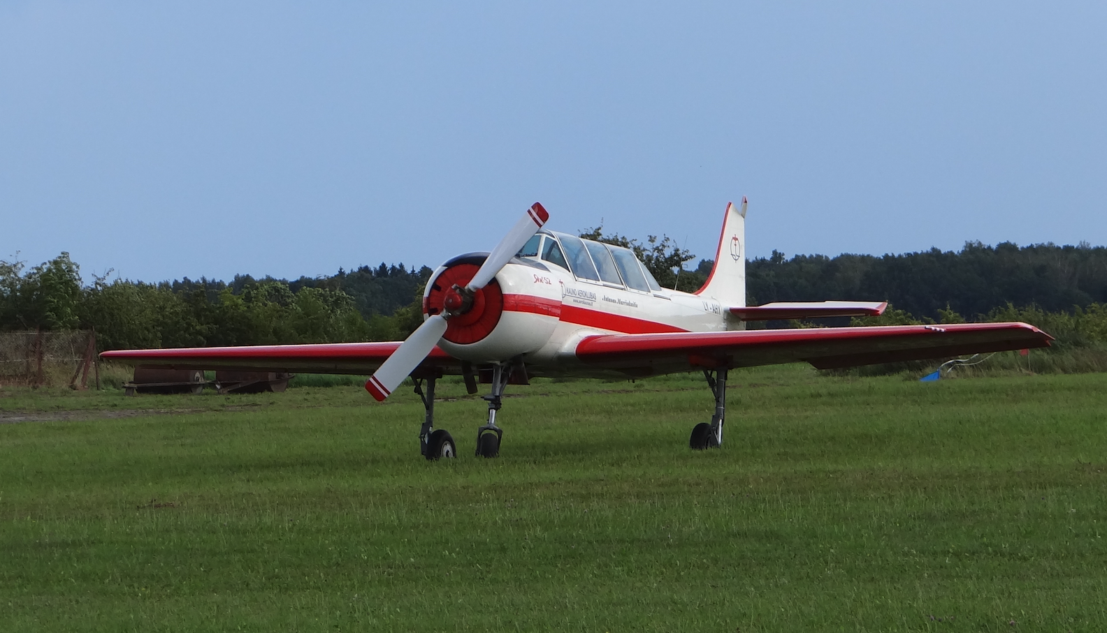 Yak-52. Mazury Air Show 2018. Photo by Karol Placha Hetman