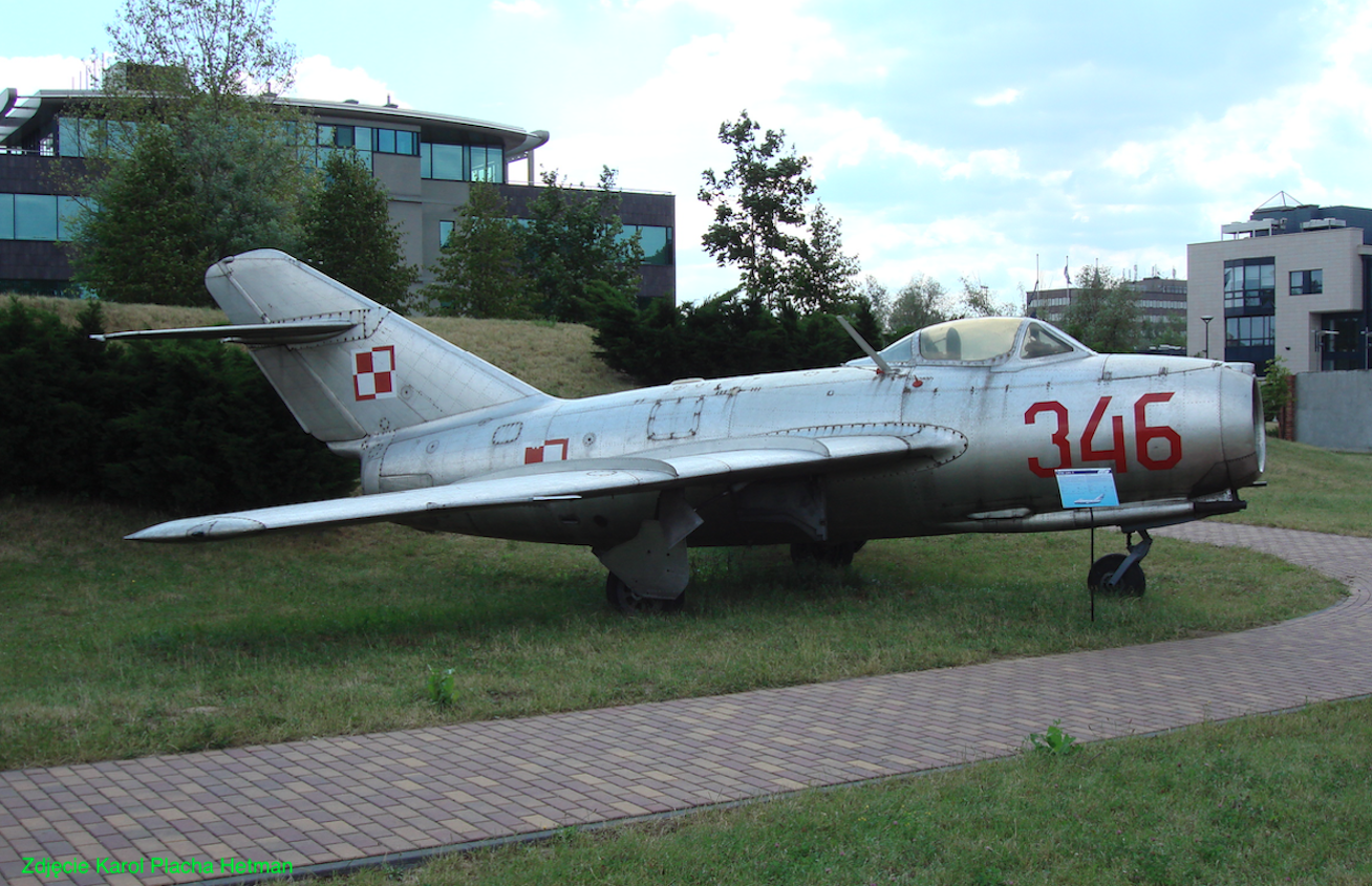 MiG-15 nb 346. 2007 rok. Zdjęcie Karol Placha Hetman