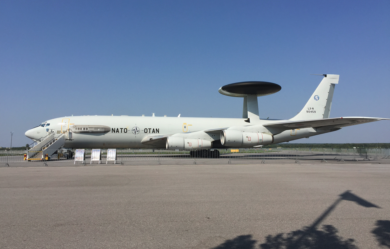 Boeing E-3 Sentry AWACS nb LX-N90459. 2018 year. Photo by Karol Placha Hetman