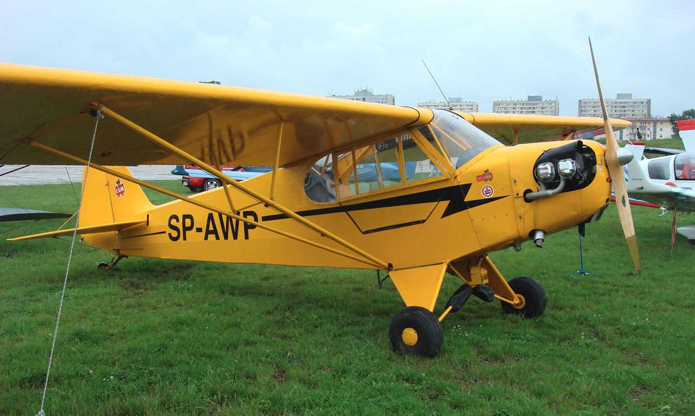 Piper J-3C-65 Cub, SP-AWP. 2009 rok. Zdjęcie Karol Placha Hetman