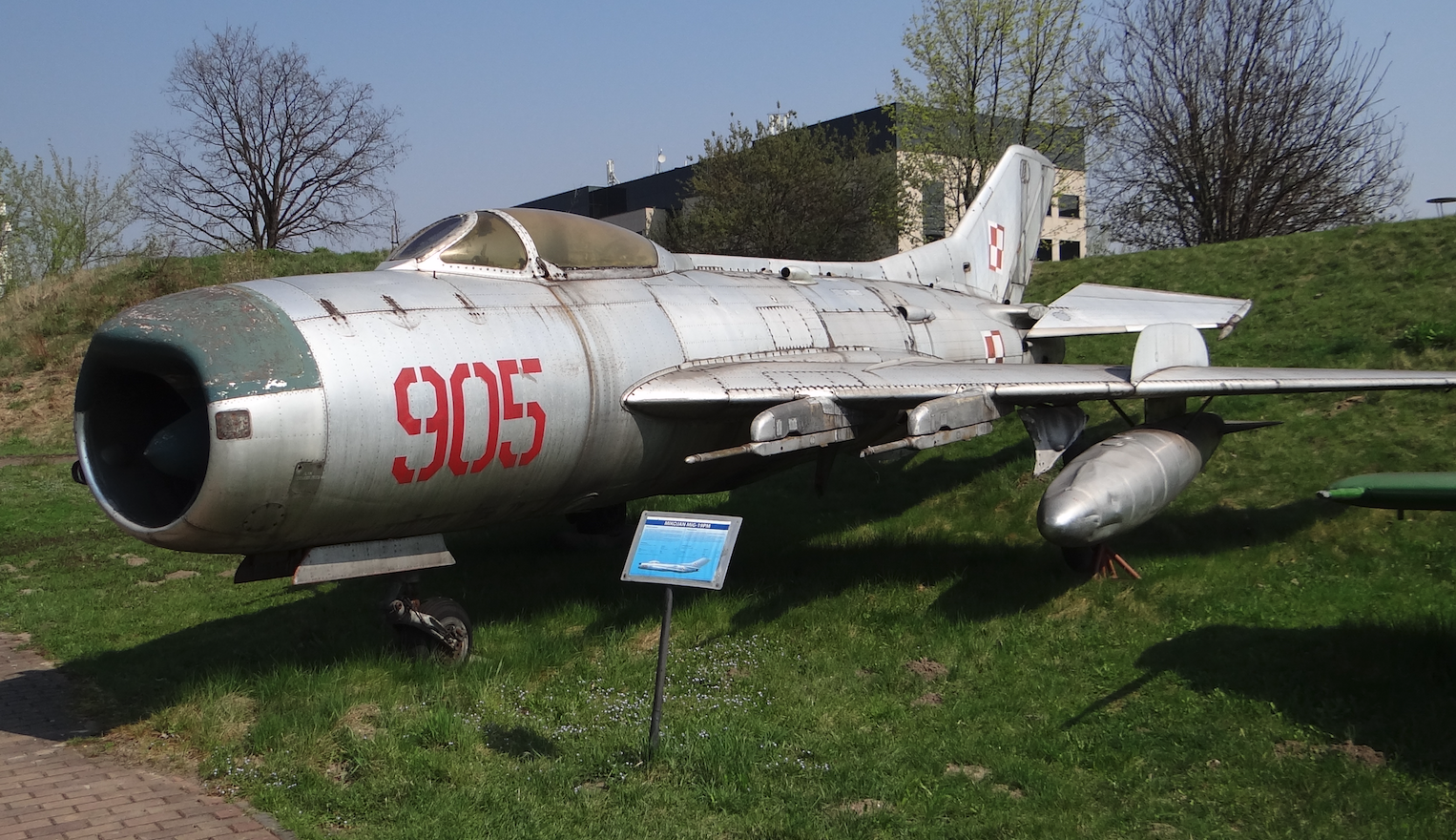 MiG-19 PM nb 905. Czyżyny 2019 rok. Zdjęcie Karol Placha Hetman