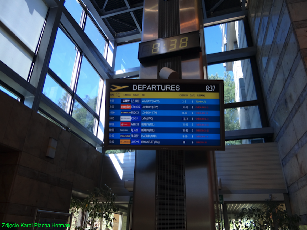 Krakow Airport. 2012 year. Photo by Karol Placha Hetman