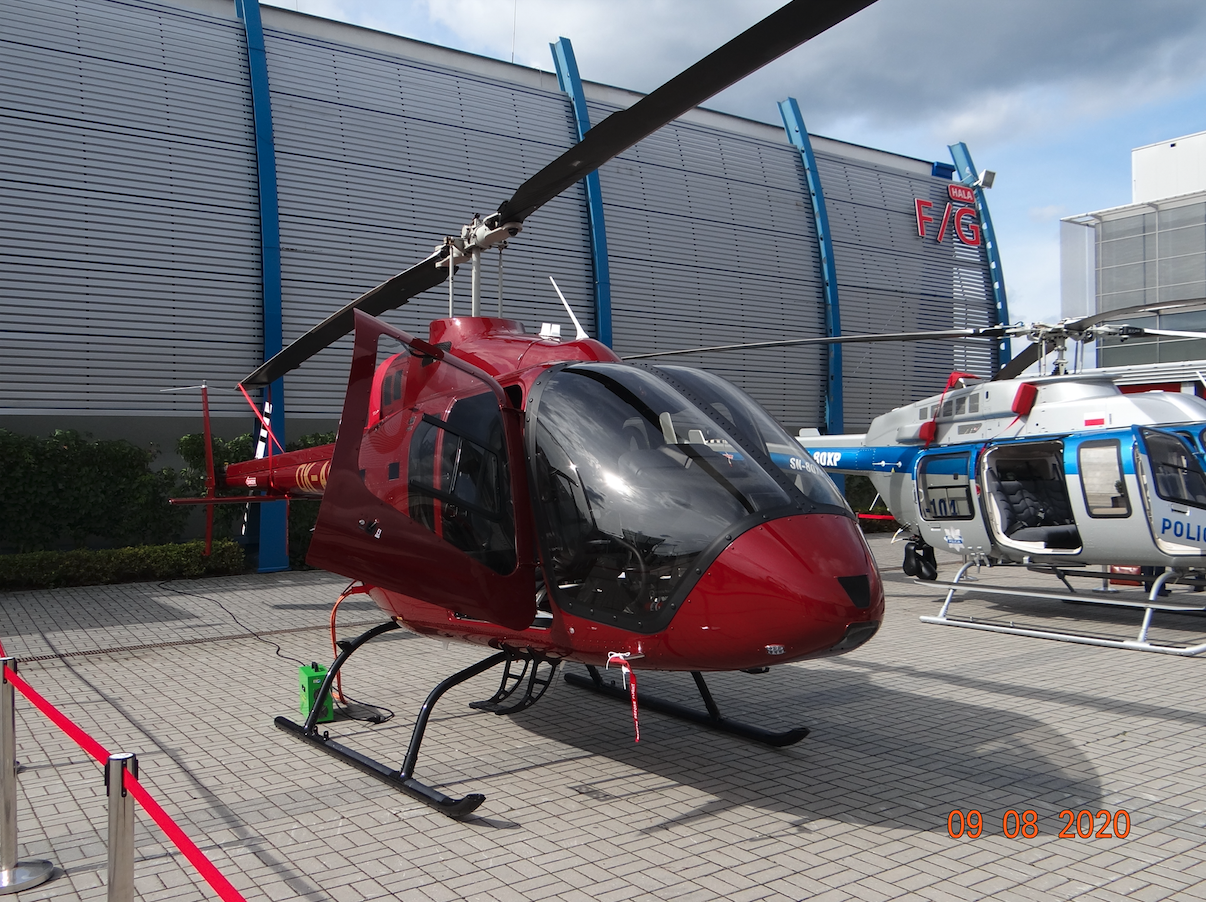 Bell 505 Jet Ranger X. 2020 rok. Zdjęcie Karol Placha Hetman