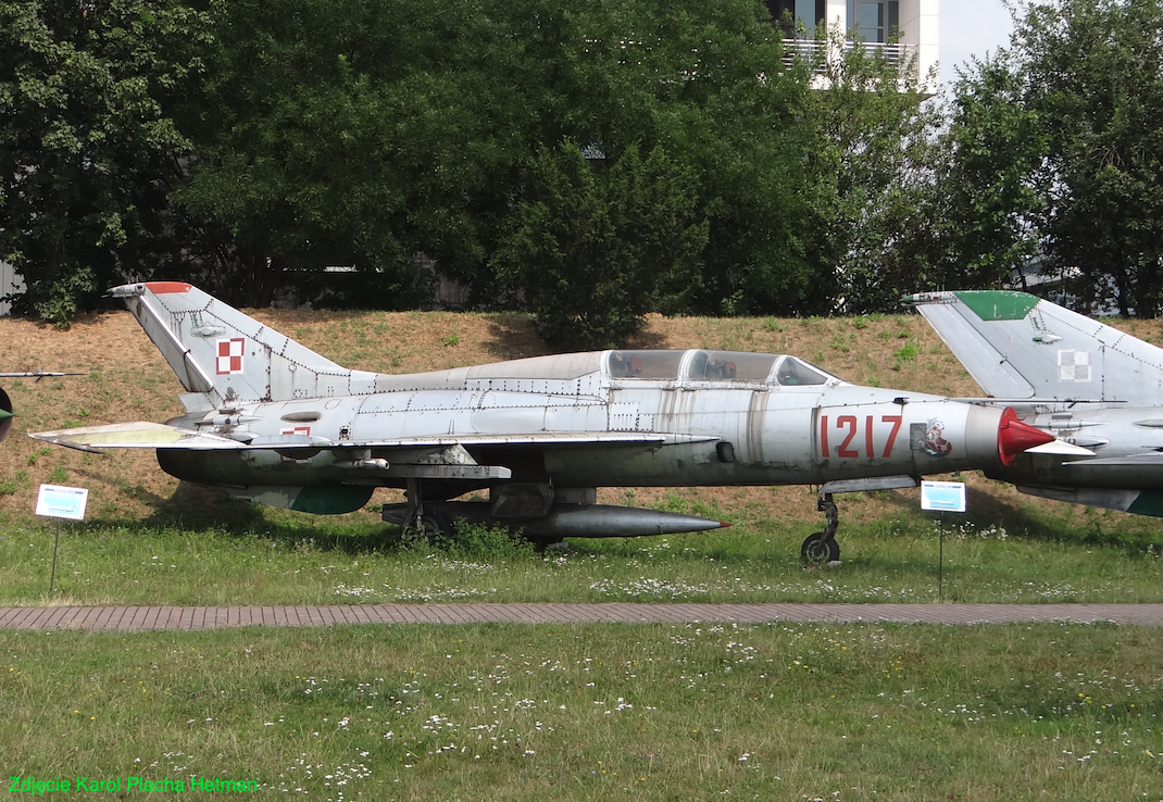 MiG-21 U nb 1217. 2019 rok. Zdjęcie Karol Placha Hetman