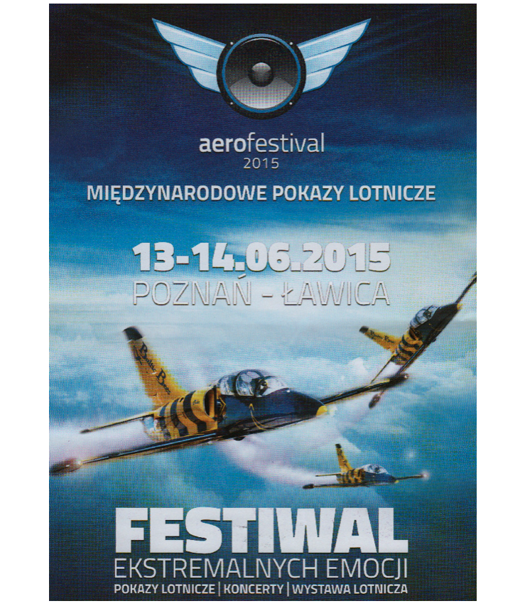 Aerofestival 2015 advertising poster