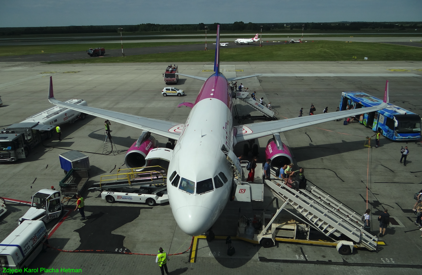 Mierzęcice Pyrzowice airport. 2019. The work by Karol Placha Hetman