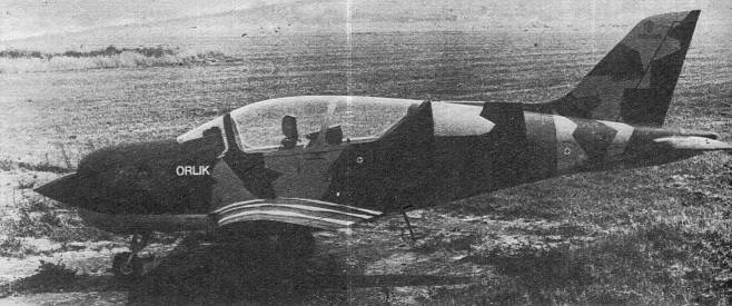 Makieta samolotu Orlik. 1983 rok. Zdjęcie LAC