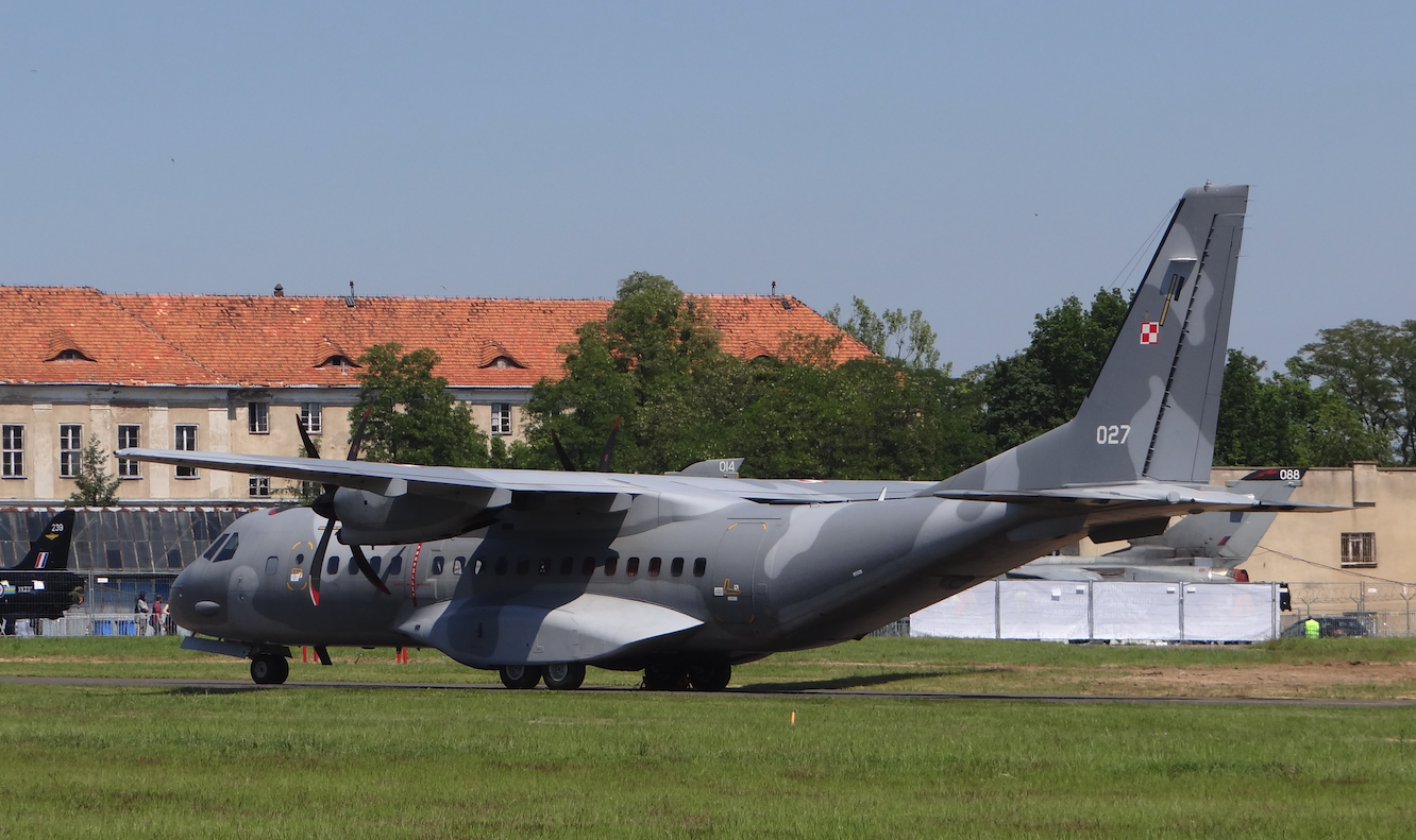 CASA C-295 M nb 027. Ławica 2015 rok. Zdjęcie Karol Placha Hetman