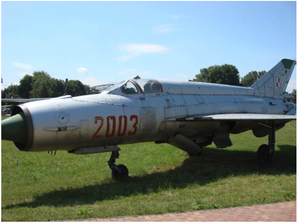 MiG-21 M nb 2003. 2007 rok. Zdjęcie Karol Placha Hetman