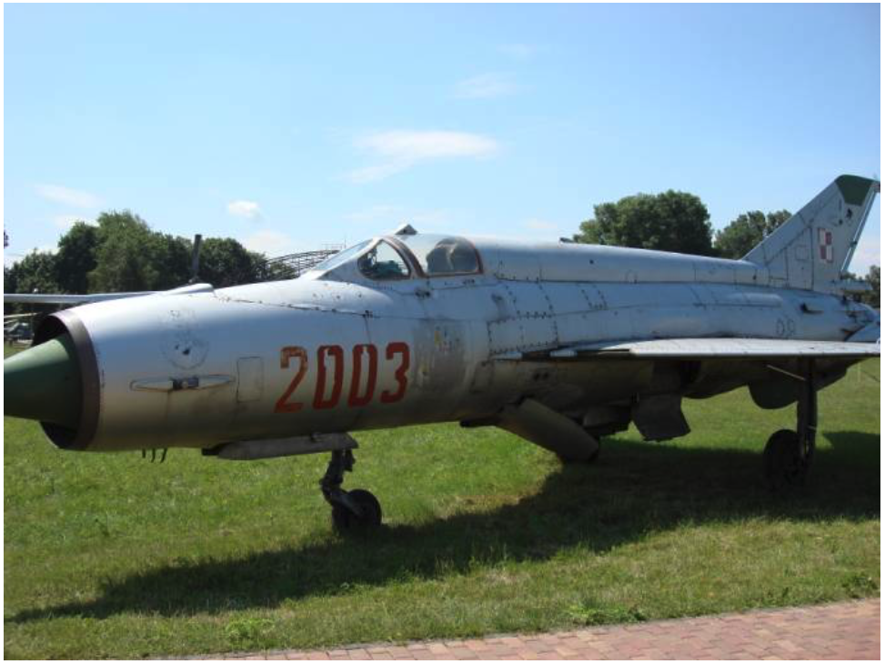 MiG-21 M nb 2003. 2007 year. Photo by Karol Placha Hetman