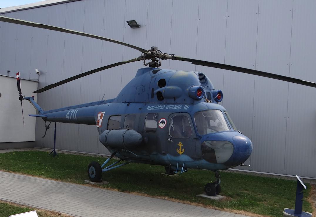 Mi-2 nb 4711 of the Polish Navy. 2017 year. Photo by Karol Placha Hetman