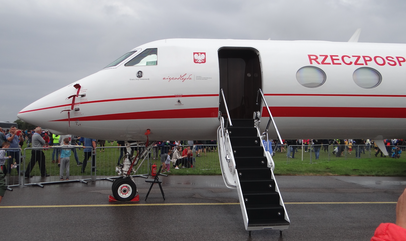 G550 Gulfstream Aerospace Nb 0001 "Prince Józef Poniatowski". 2018 year. Photo by Karol Placha Hetman