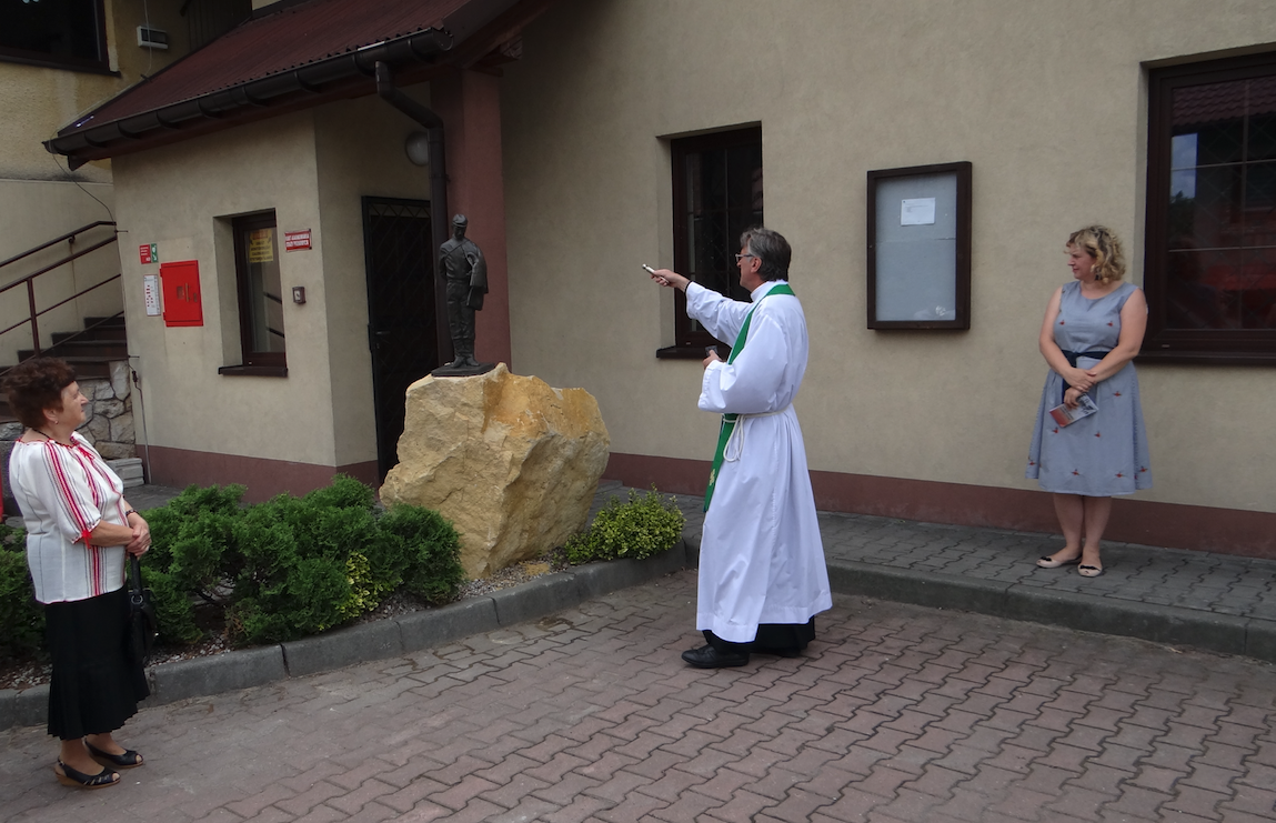 Uroczystości przy "Sokolniku". Poświęcenie. Płoki 2019 rok. Zdjęcie Karol Placha Hetman