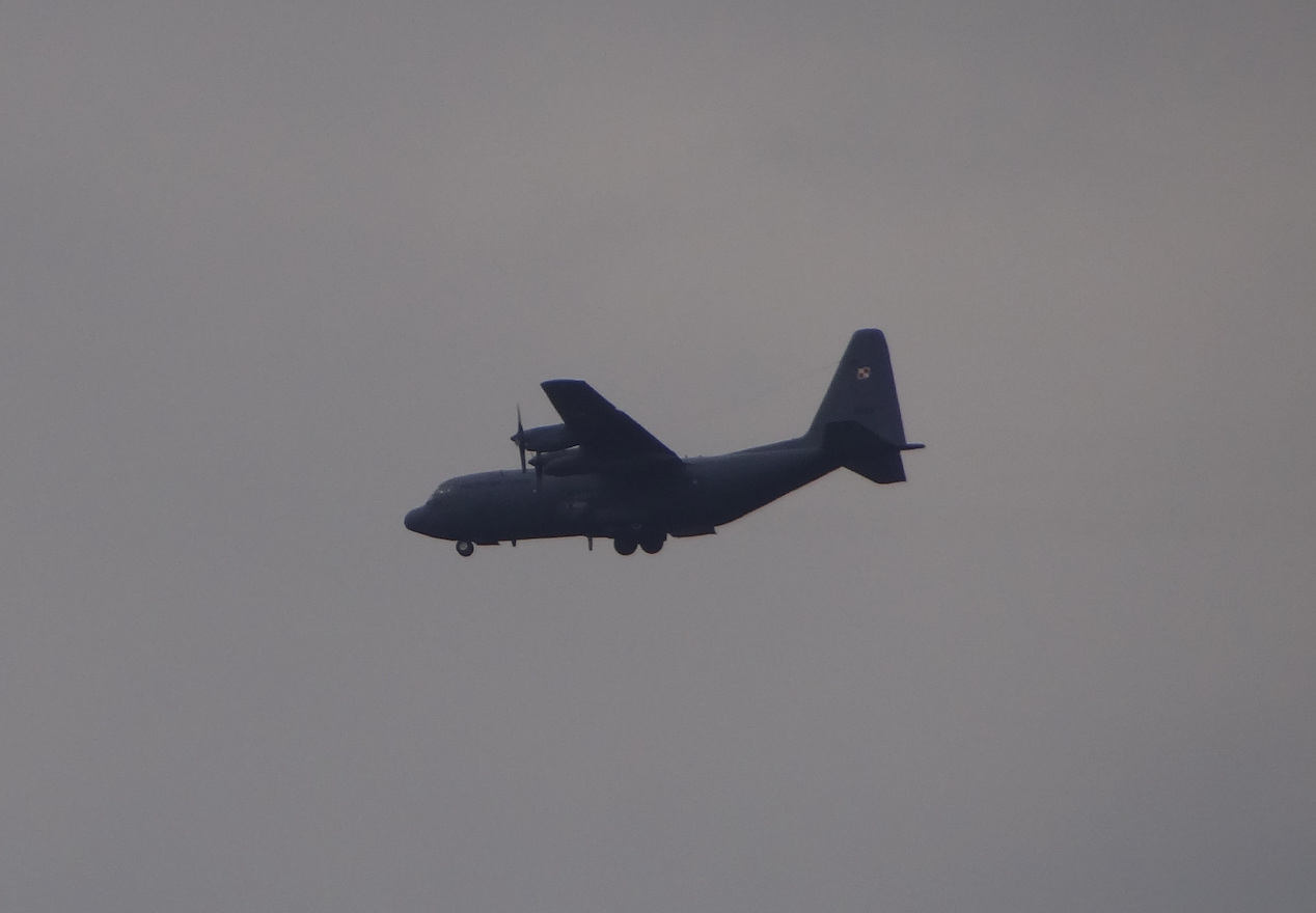 Lockheed C-130 Hercules. 2022 year. Photo by Karol Placha Hetman