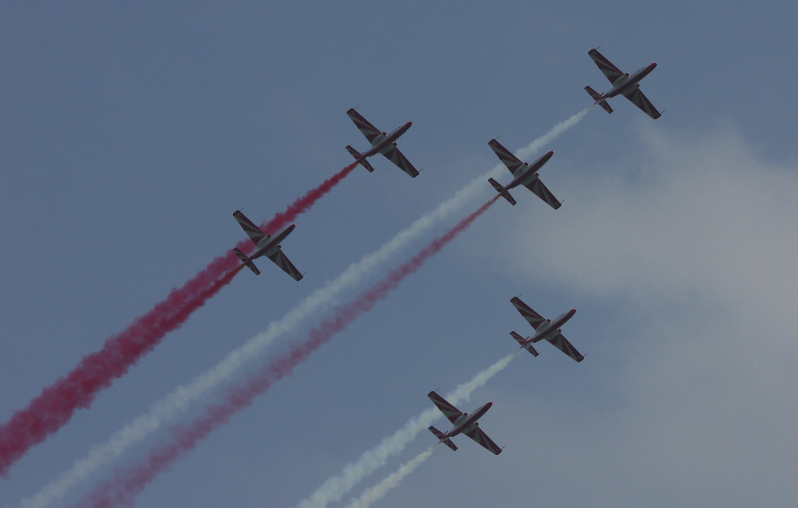 Biało-Czerwone Iskry. Bielsko Biała 2015 rok. Zdjęcie Waldemar Kiebzak