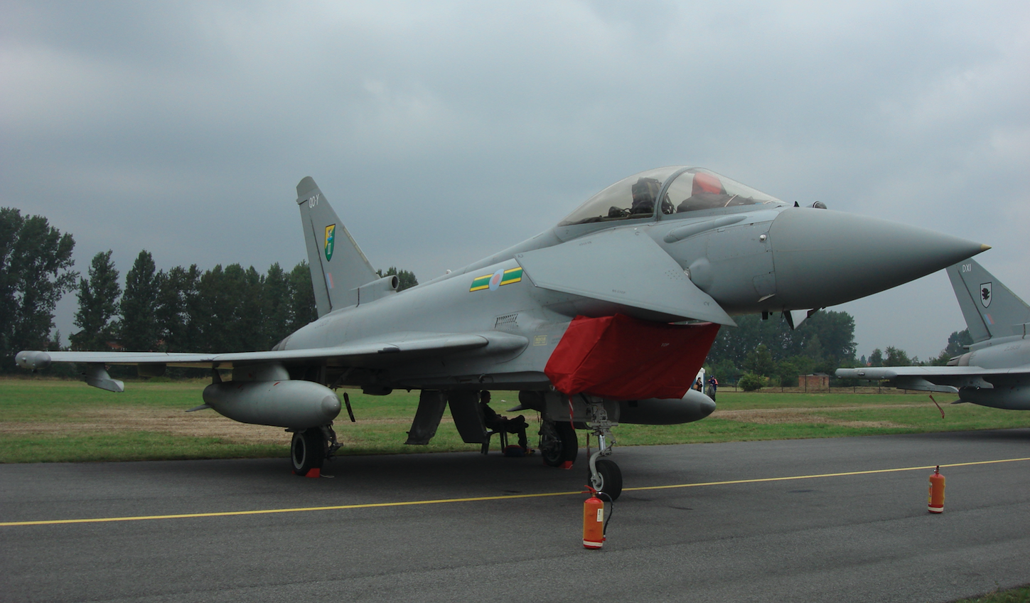 Eurofighter Typhoon nb QO-Y. Wielka Brytania. 2009 rok. Zdjęcie Karol Placha Hetman