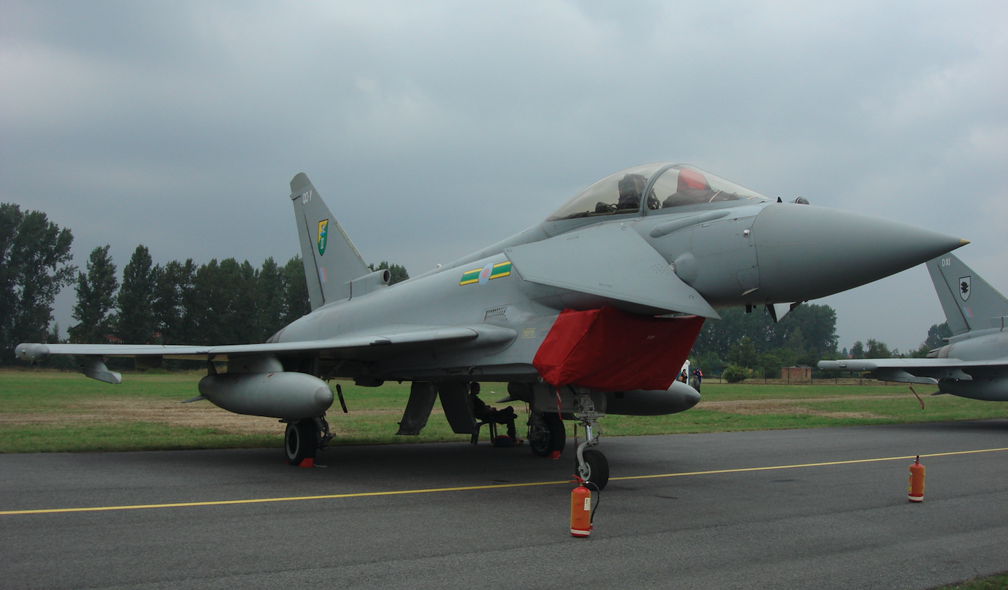 Eurofighter Typhoon nb QO-Y. Great Britain. 2009 year. Photo by Karol Placha Hetman