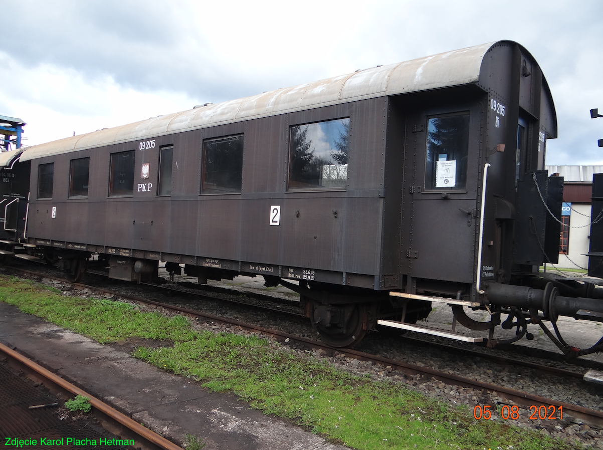 Passenger car type Bi, No. 09 205. 2021 year. Photo by Karol Placha Hetman