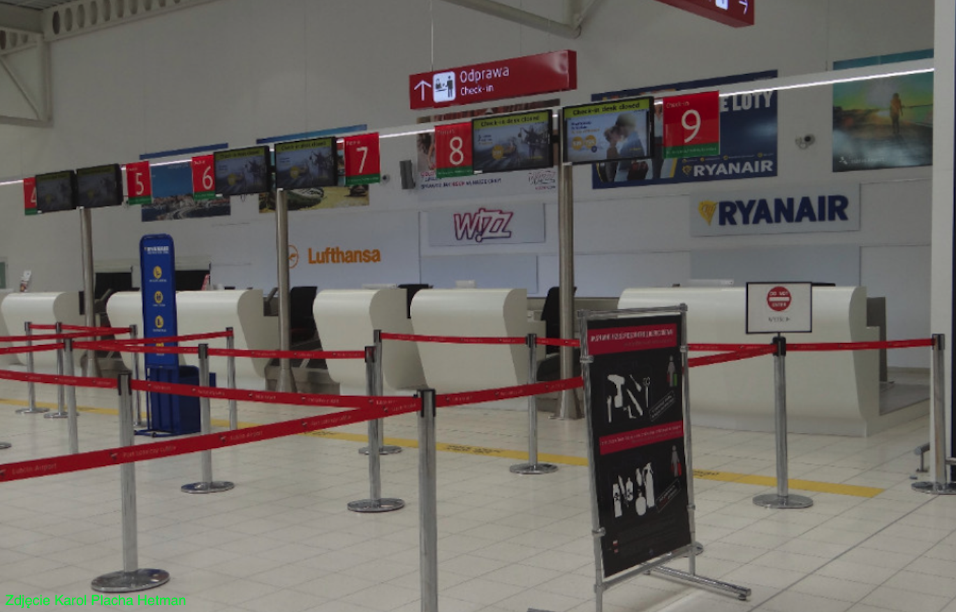 Lublin Airport. 2016 year. Photo by Karol Placha Hetman