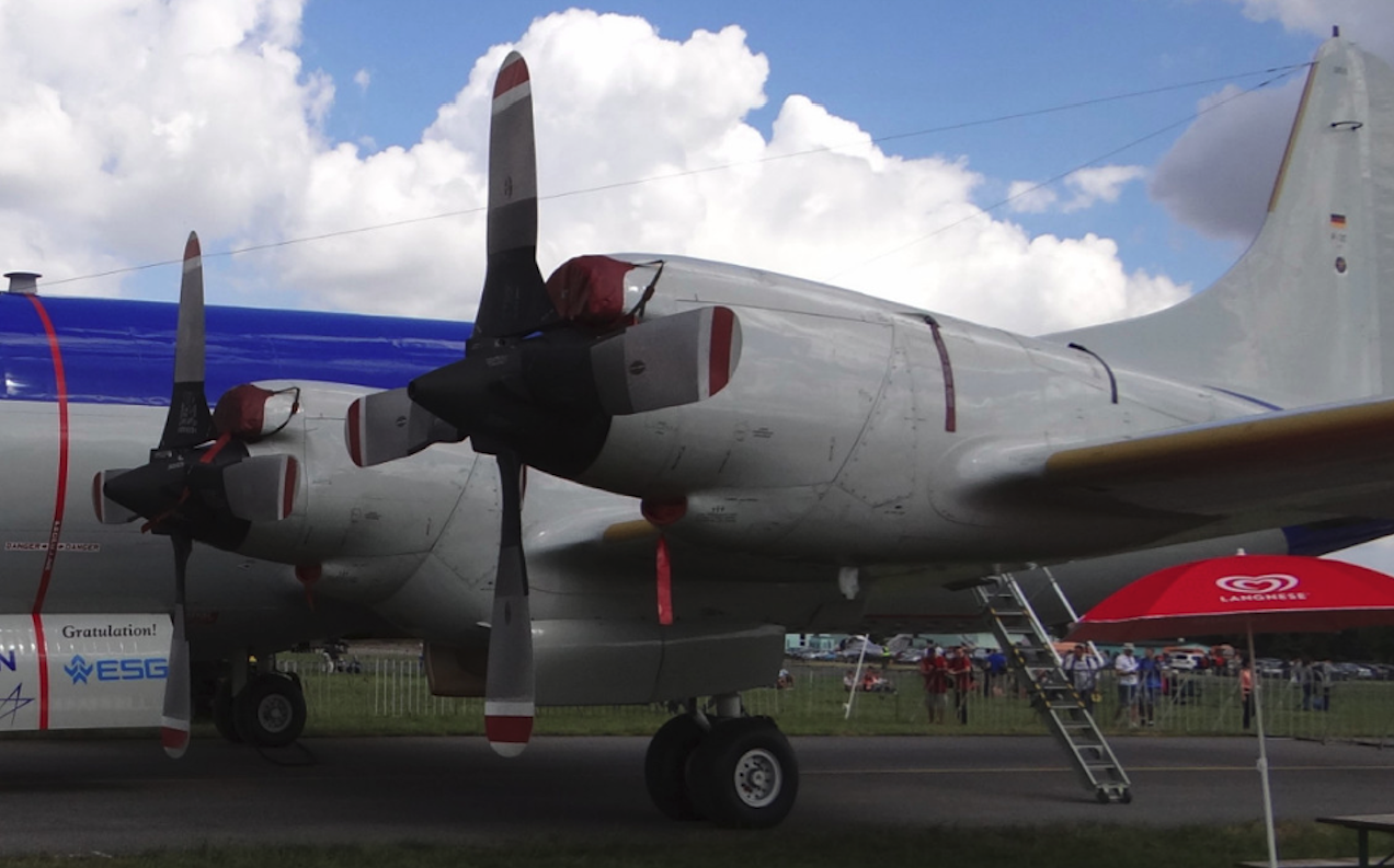 Lockheed P-3 Orion z silnikami Allison T56. 2013 rok. Zdjęcie Karol Placha Hetman