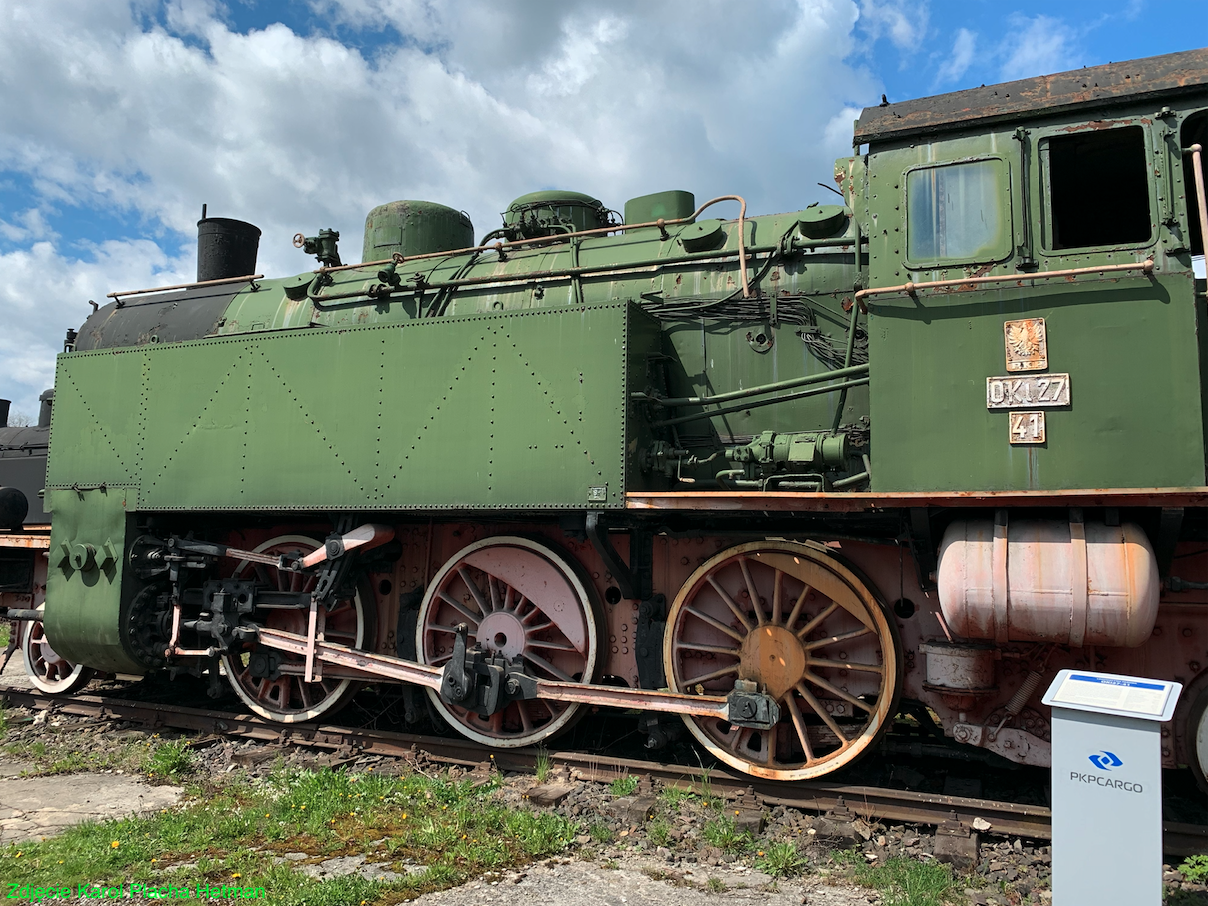 Steam locomotive OKl27-41. 2021 year. Photo by Karol Placha Hetman