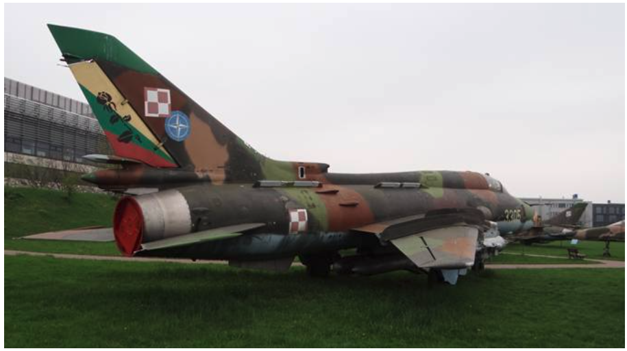 Su-22 M4 nb 3305 Muzeum Lotnictwa Polskiego Czyżyny 2013 rok. Zdjęcie Karol Placha Hetman