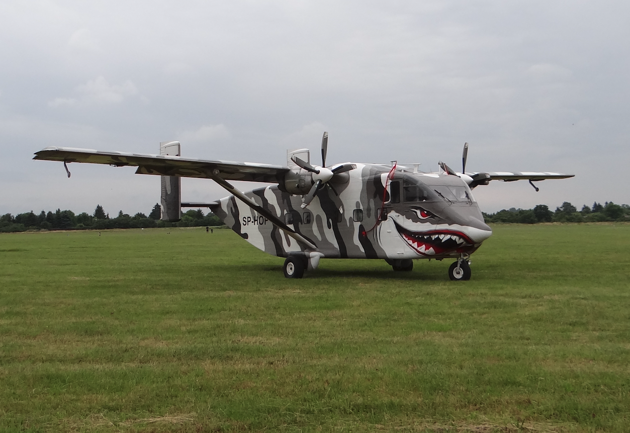 Short SC.7 Skyvan "Shark" SP-HOP. 2021 rok. Zdjęcie Karol Placha Hetman